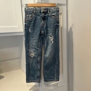 ZARA GIRLS straight leg denim